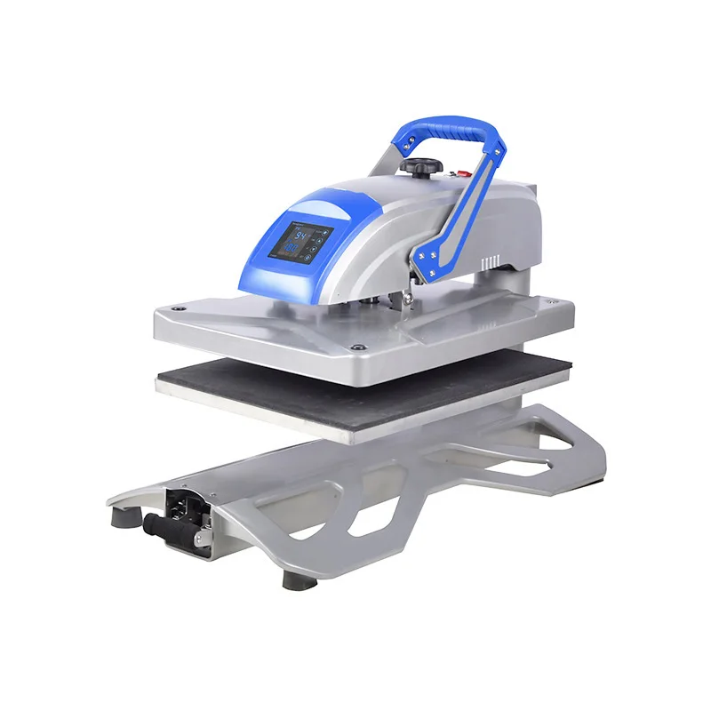 Gran oferta, máquina de estampación en caliente de 40x50cm, máquina de transferencia de calor extraíble con vibración Manual, equipo, máquina de prensado en caliente para ropa y camisetas