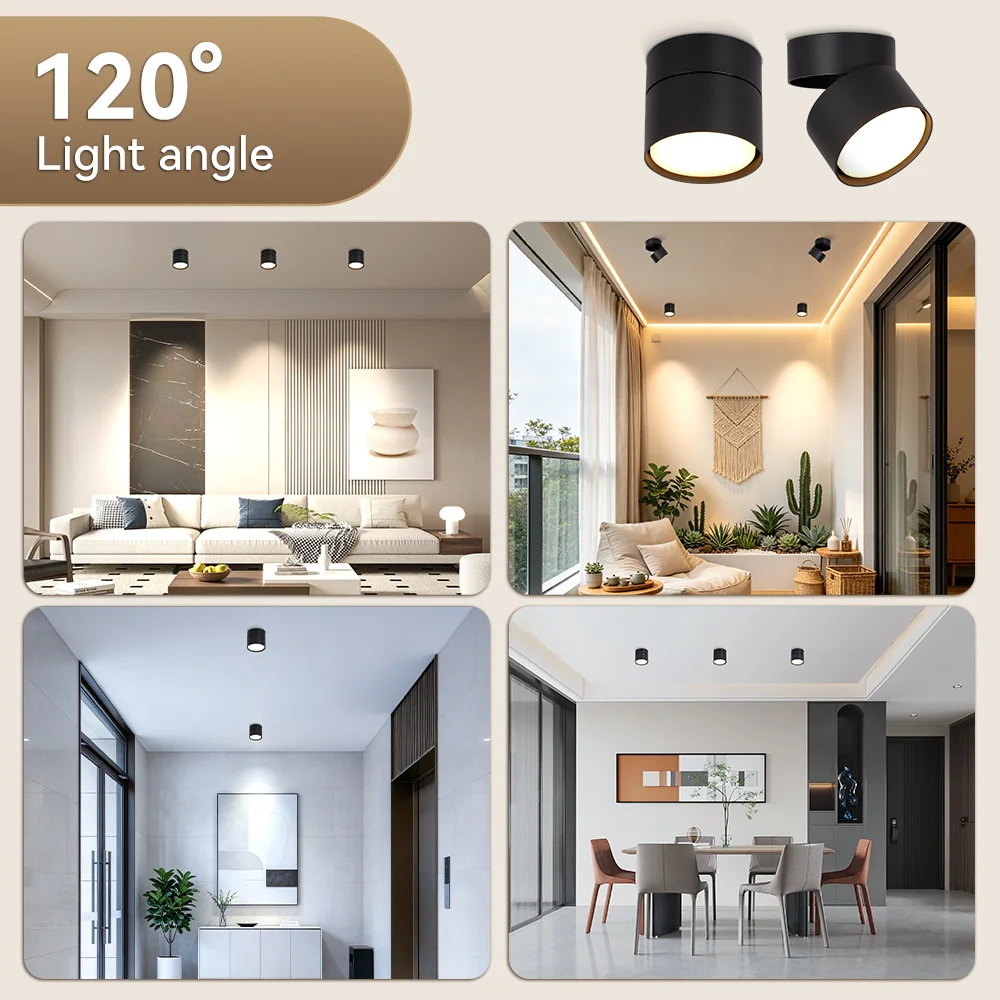 LED Downlight Foldable Surface Mounted 220V S119bf660b8474f6194b5ce2dcce3d7a1e