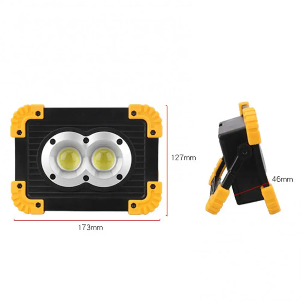 Portable Rechargeable LED Survival Camping Emergency Spotlight COB Lamp Light