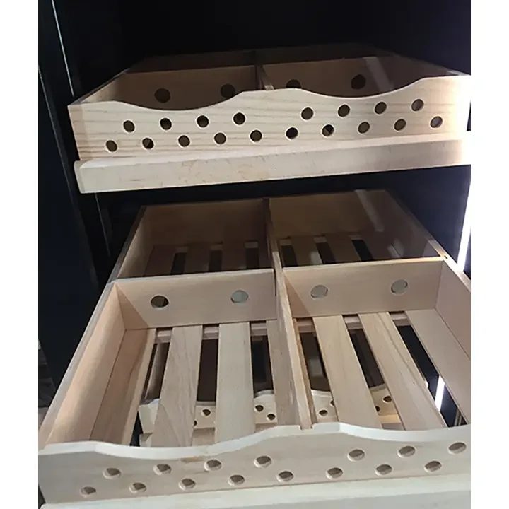 Double Door Cigar Cabinet Home Double Control Cigar Humidifier Constant Temperature And Humidity Control Humidity