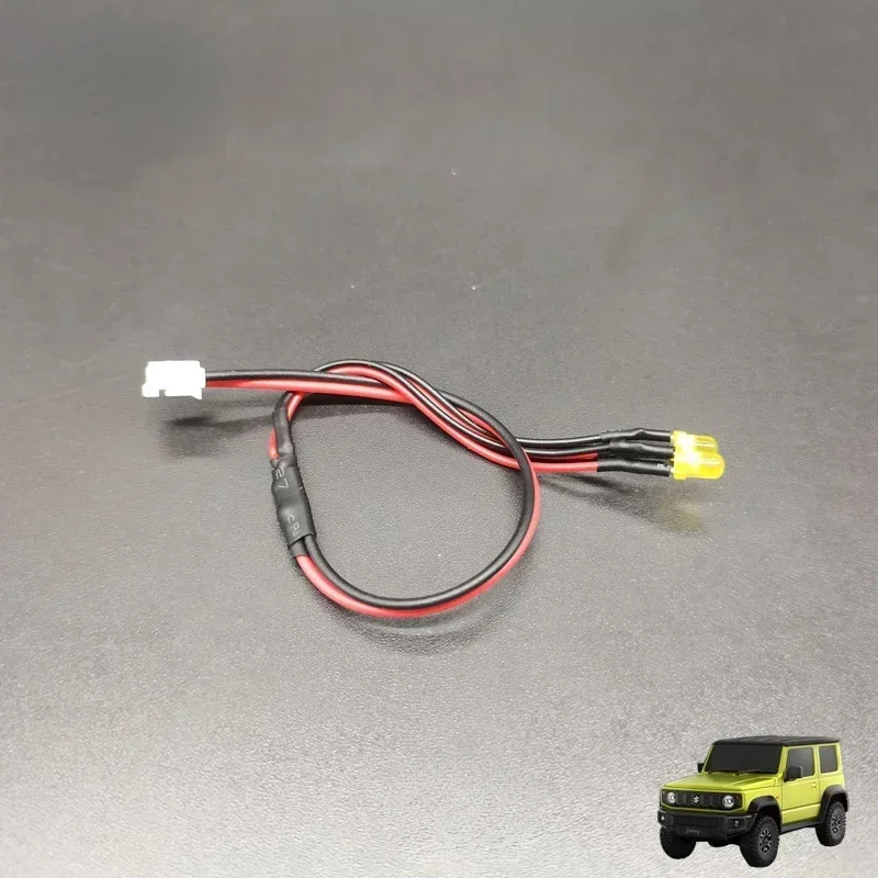 Stalen touwkit en LED-lichtkabel voor Xiaomi Suzuki Jimny 1/16 RC Crawler Auto Upgrade Onderdelen Decoratie Accessoires