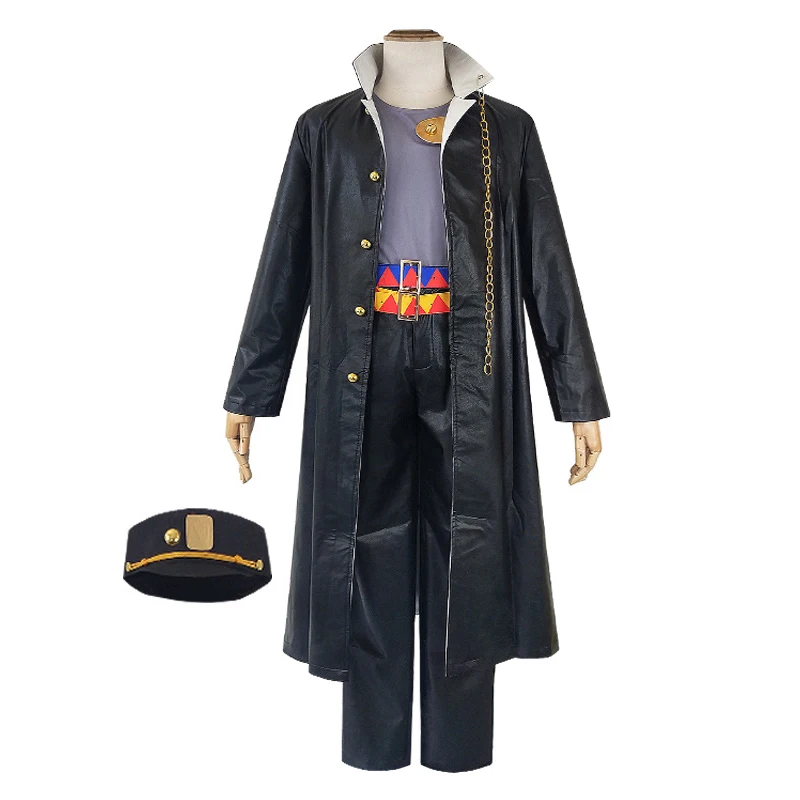 

Kujo Jotaro Cosplay Jojo's Bizarre Adventure: Golden Wind Cos Leo Apache Cosplay Costume Uniform Set Outfit Halloween Clothing
