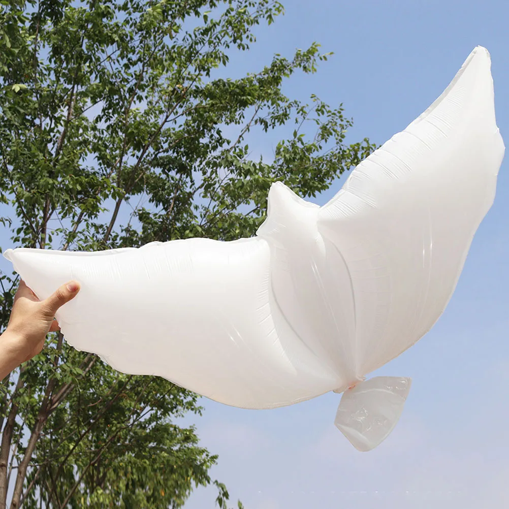 

12 Pcs White Dove Balloon Wedding Decor Commemorative Pigeon Shape Balloons Memorial Ceremonies Birthday Party Decorations