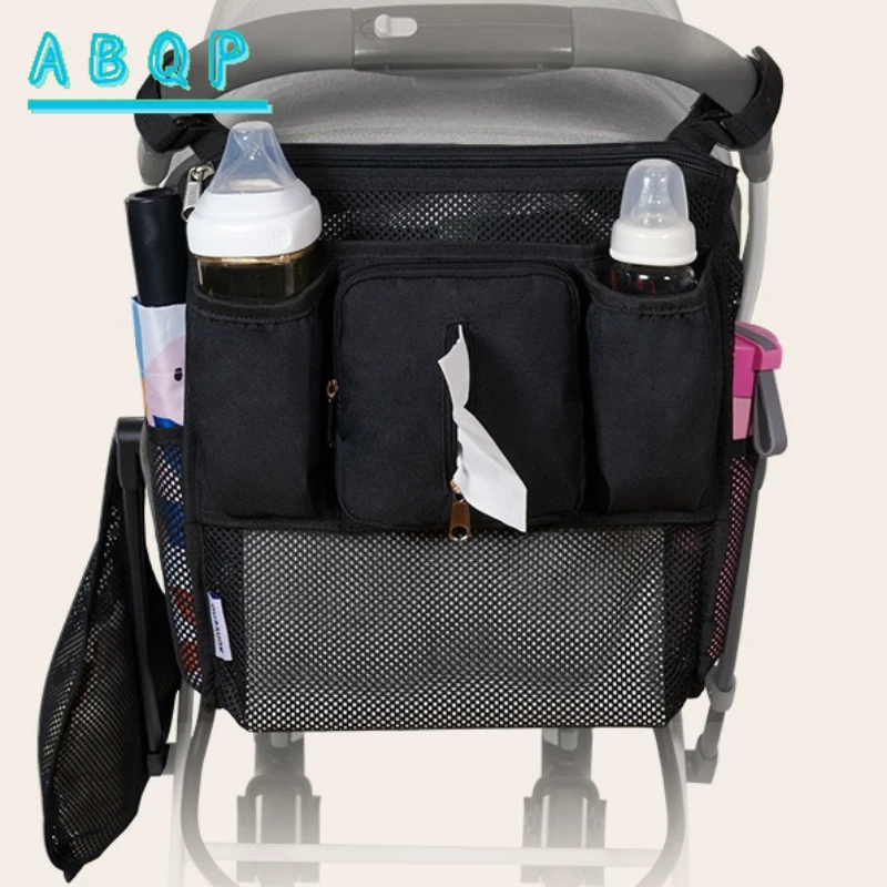 New Baby Stroller Hanging Bag High Quality Stroller Hanging Bag Large Capacity Multifunctional Baby Stroller Diaper Storage Bag