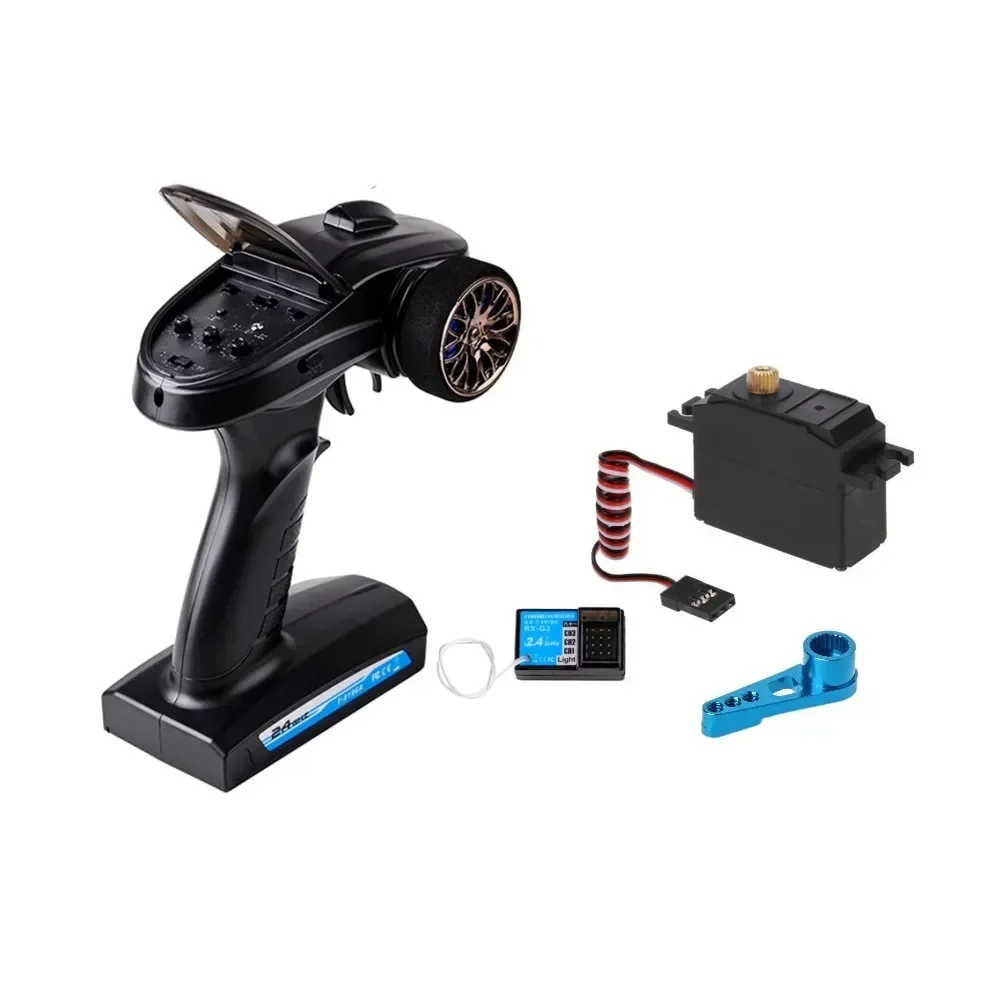 Rctown kit de atualização sem escova motor esc receptor controle remoto servo conjunto para wltoys 12428 rc peças reposição carro