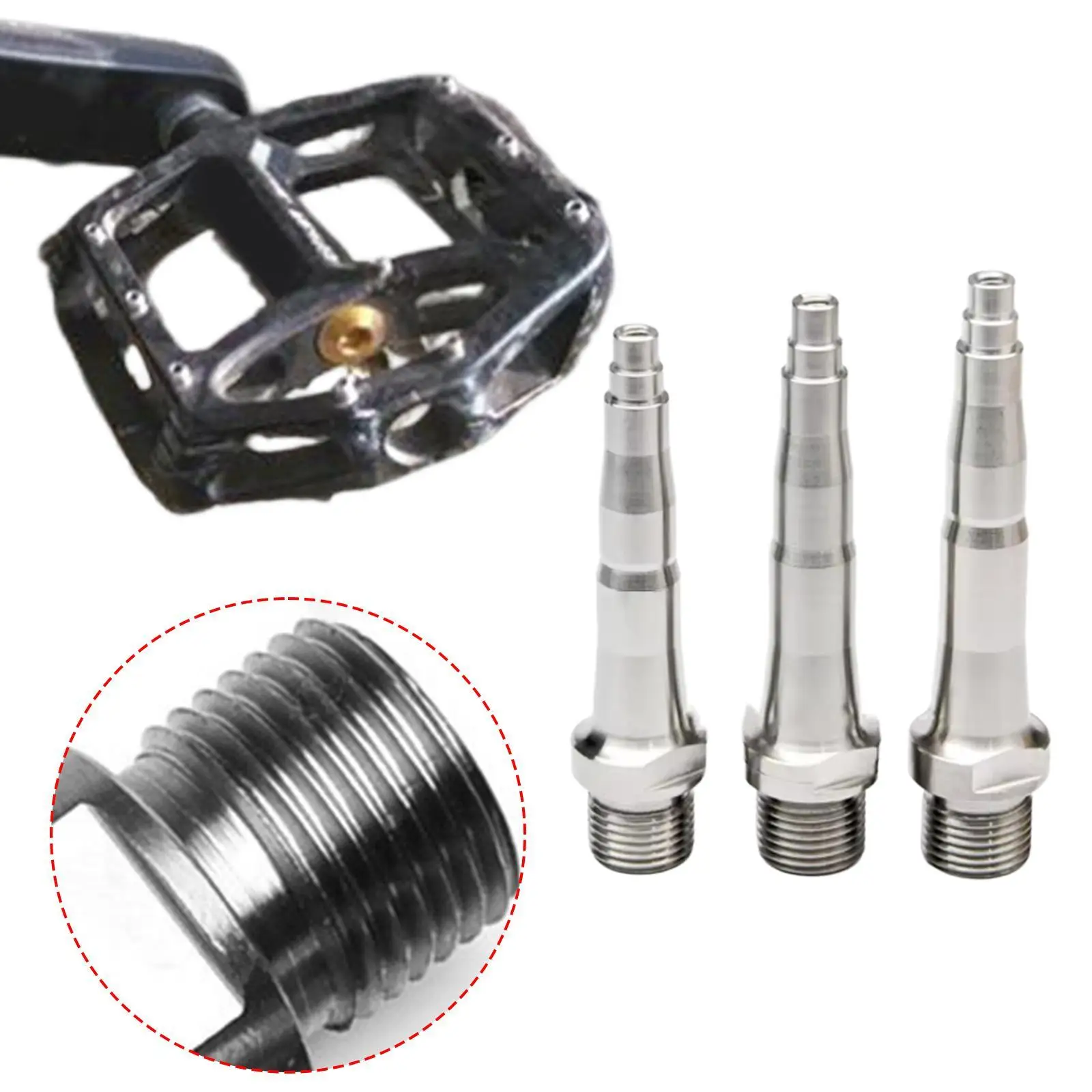 

2x замена оси велосипедной педали 73 мм 76 мм 78 мм профессиональные запасные части простая установка прочная замена подножек велосипеда оси