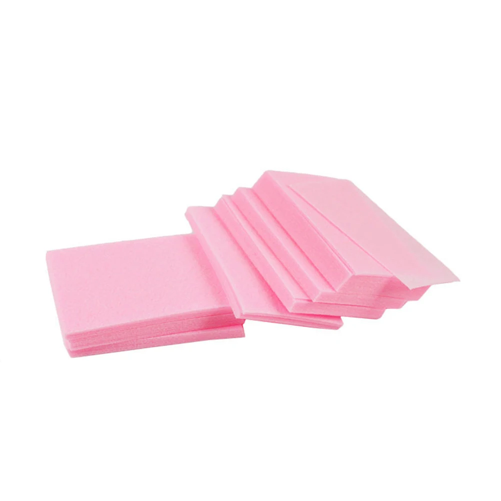 100 tamponi morbidi per rimuovere lo smalto senza pelucchi, assorbenti usa e getta per la pulizia della pedicure del manicure con smalto gel per unghie