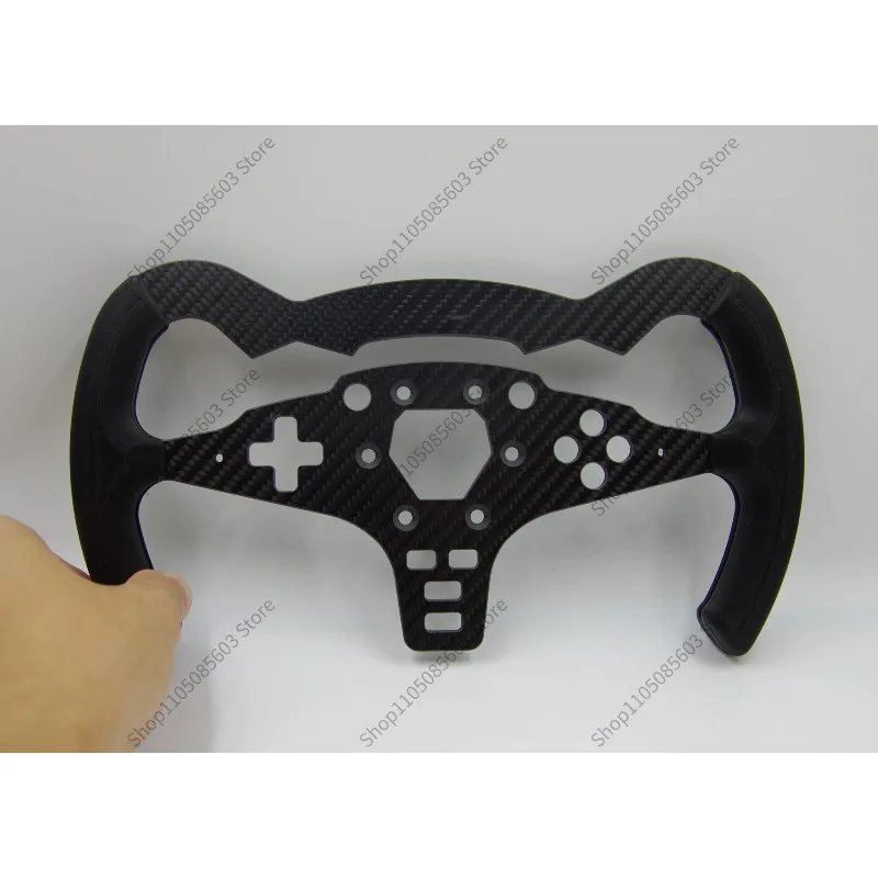 For F1 Carbon Fiber Modified Steering Wheel, Ultra Light No-Damage Installation for MOZA R5 R3 ES ESX Sim Racing