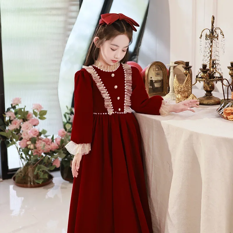 Kids Dress for Kids Girl Wedding Dresses 2024 15 Year Old Quinceanera Dress 2024 Girls Elegant Dresses for Formal Occasions Gala