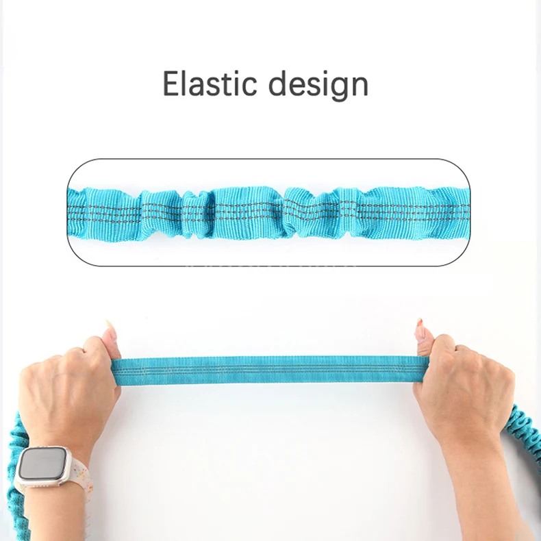 Custom Name No Pull Dog Harness Elastic Buffer Leash Set Adjustable Reflective Nylon Walking Lead for Small Medium Large Dogs