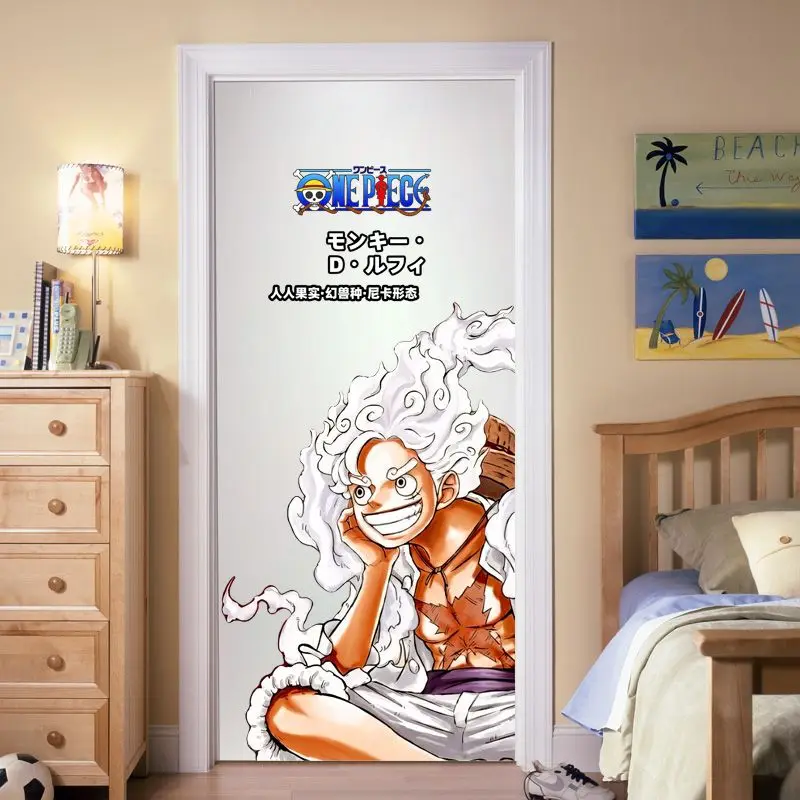 One Piece stickers, cute and stylish cartoon personality decoration posters, wall stickers for dorms, birthday gifts for friends view 2