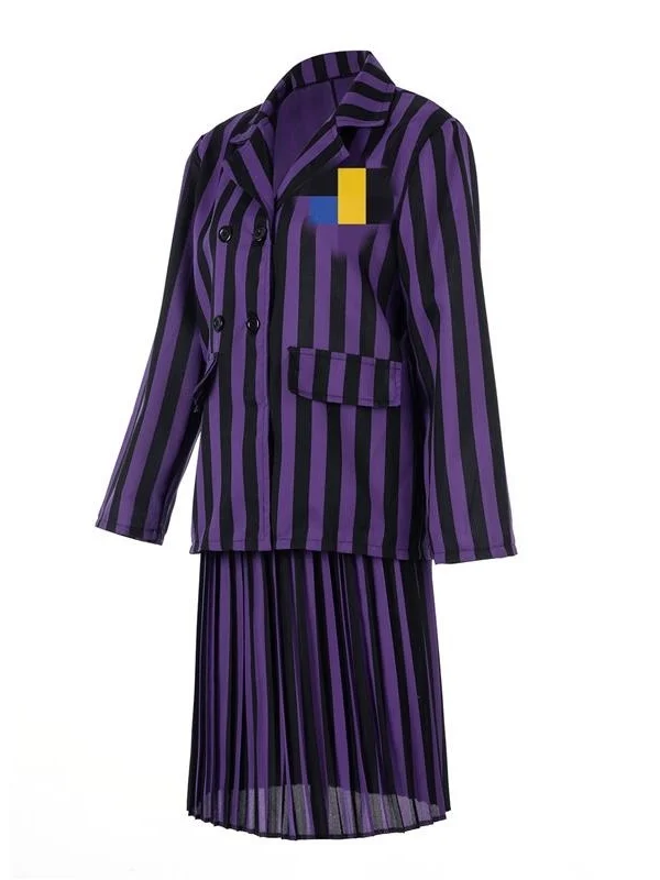 

loween Wednesday COS Cosplay Suit Dr Costume Set Women's Ethnic Stage Wear Traditional Hanfu Cusizable Fall 2025