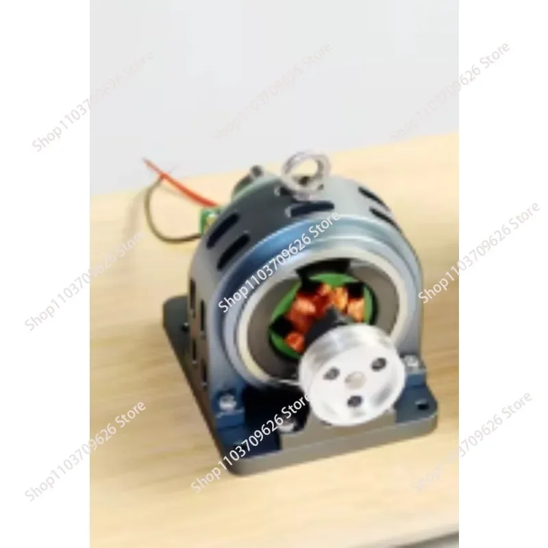 Pure Copper DIY Generator Motor with Metal Casing & Screws, High Power Teaching Model Science Gift Accessories