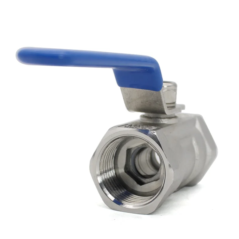 S304 SS316L Stainless Steel One Piece Ball Valve, Threaded Tap Water Pipe Valve Switch 1/4 \