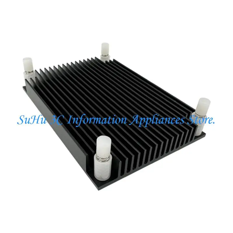  Black Ribbed Heatsink for Development Board and Circuit Board Cooling