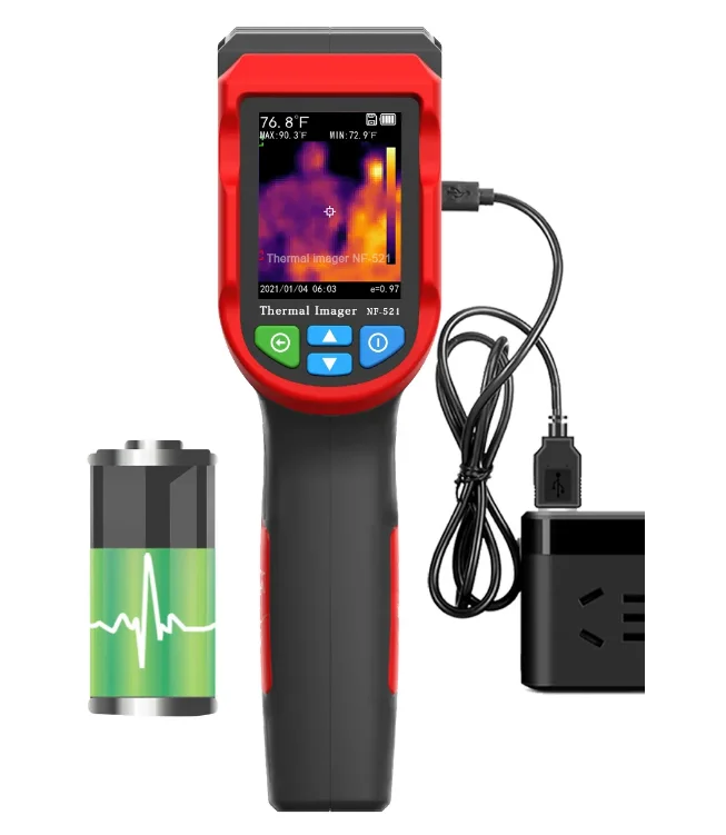 Déterminer l'industrie Nf-521 Caméra d'imagerie thermique, Déterminer sans contact, Testeurs environnementaux Noynotify