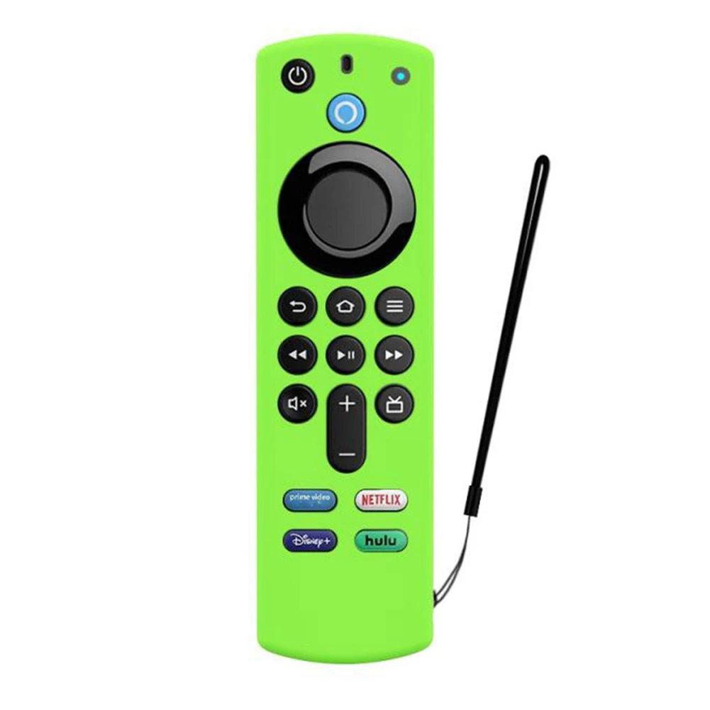 Silicone Remote Control Cover for Fire TV Stick 4K 3Rd Gen 3Rd Generation Anti-Slip Remote Protector Case(Green)