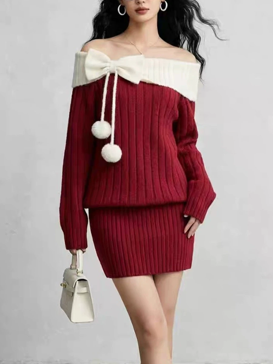 

autumn and winter women's retro contrasting diamond patterned sweater cardigan new lazy style V-neck long sleeved knitted