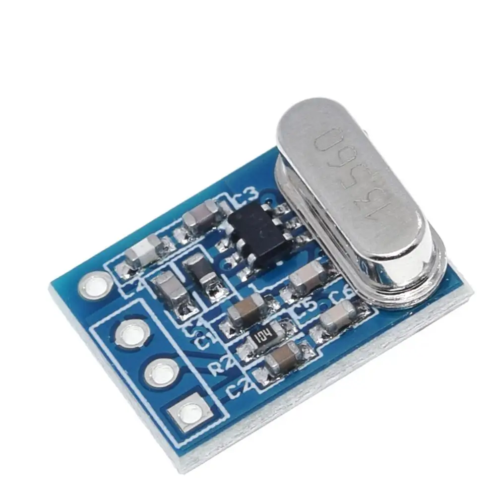 TZT  1Set 2Pcs 433MHZ Wireless Transmitter Receiver Board Module SYN115 SYN480R ASK/OOK Chip PCB for arduino image 4