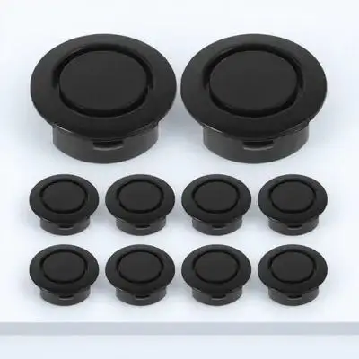 

10pcs Car Rear Bumper Protector Durable Plastic Parking Sensor Covers Compatible Most Models Enhance Appearance