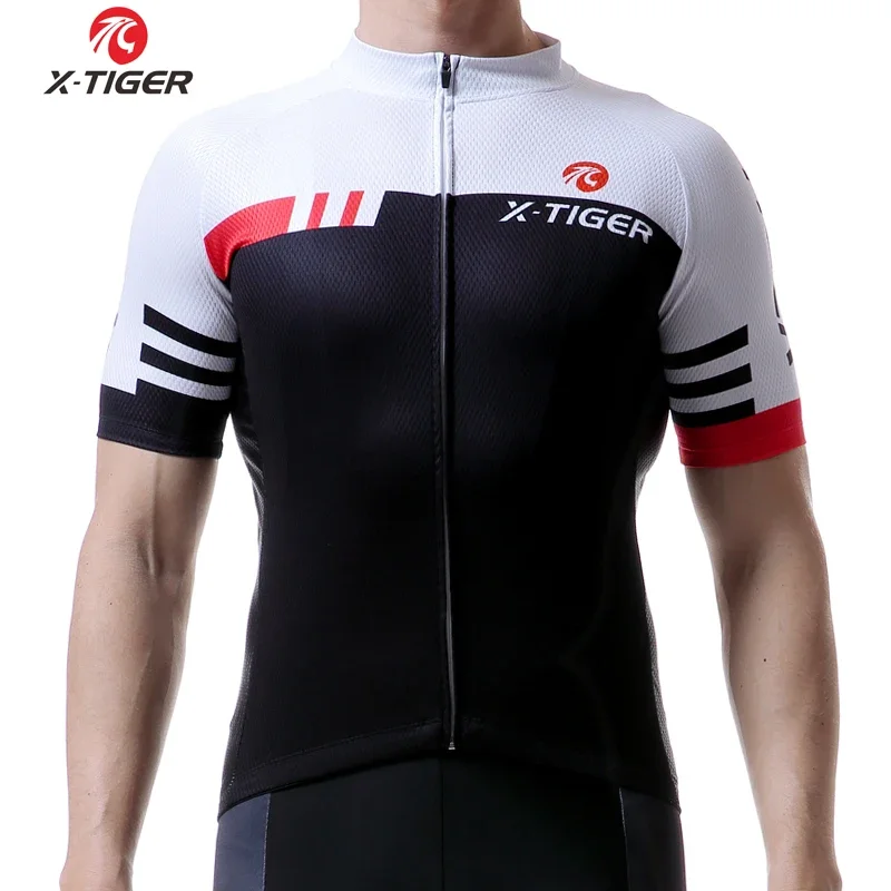 

X-TIGER Мужская велосипедная майка Pro Высококачественная велосипедная майка MTB Шоссейный велосипед Дышащая велосипедная рубашка SPF 40+ Одежда с короткими рукавами
