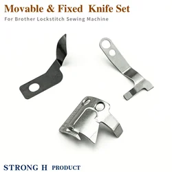 Movable / Fixed Knife Fit Brother Computerized Singer Needle Sewing Machine Accessories S02637 S02643 S02645 Thread Cut Blade