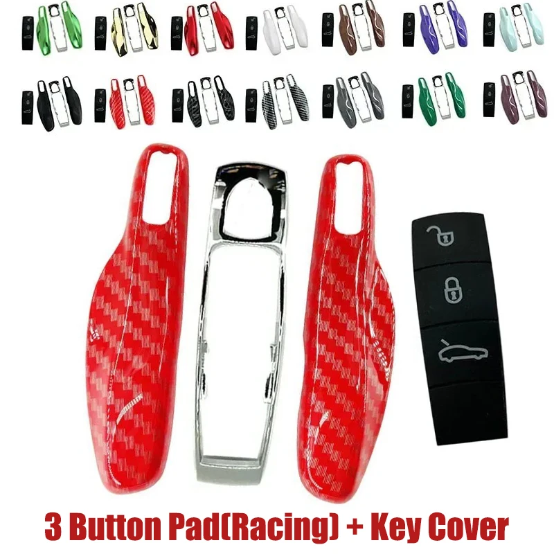 

Автомобильный смарт-брелок с дистанционным управлением, чехол для ключа + гоночная панель для Porsche Panamera Spyder Taycan Boxster Cayman 911 970 981 991