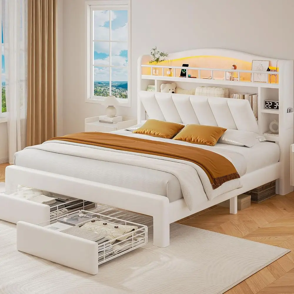 Ull Size Bed E With…