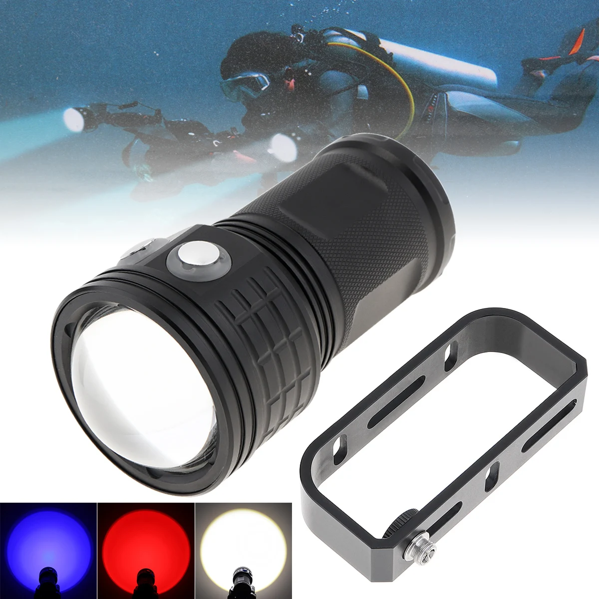 50w-professional-lens-photography-fill-lights-white-red-blue-light-diving-flashlight-underwater-80m-waterproof-ipx8-lamp-torch