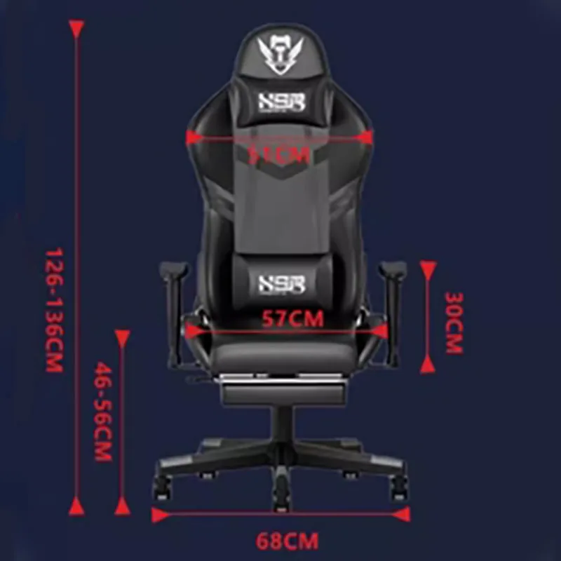 Simplicity Unique Office Chair Cushion Italian American Style Swivel Gaming Chair Ergonomic Relax Chaises Gaming Home Furniture