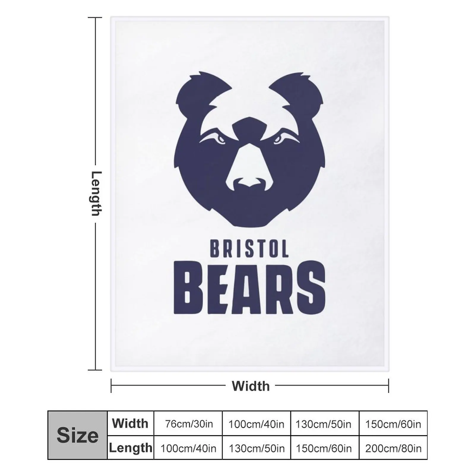 bristol bears Throw Blanket Fashion Sofas Sofa Quilt Blankets