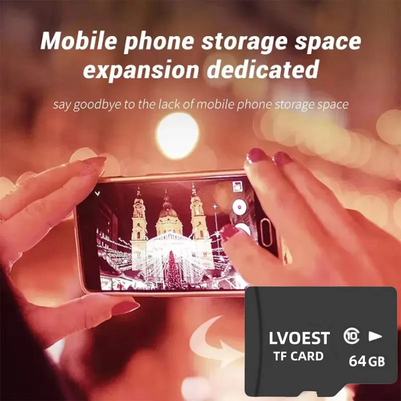 64 GB Heimüberwachungs-Speicherkarte für Kameras, 32 GB Hochgeschwindigkeits-TF-Karte im FAT32-Format, 64 GB Tablet-Telefon, TF-Smartcard