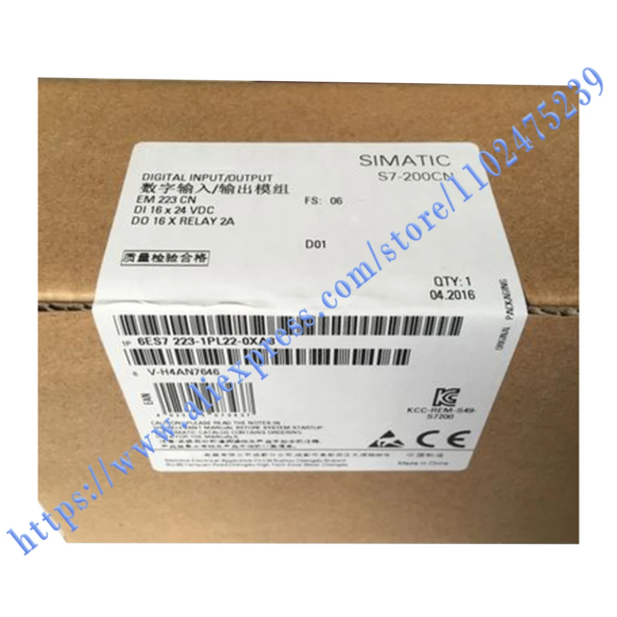 PLC 6ES7 223-1PL22-0XA0 6ES7 223-1PL22-0XA8 6ES7 223-1BL22-0XA8 Brand new original, One Year Warranty，Take photos on site