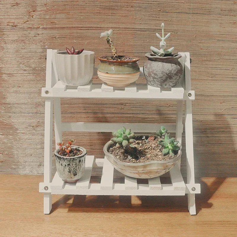 

Wooden Double Layer Storage Shelf Kitchen Spice Racks Bathroom Flowerpot Shampoo Holder Sundries Home Organizer Supplies