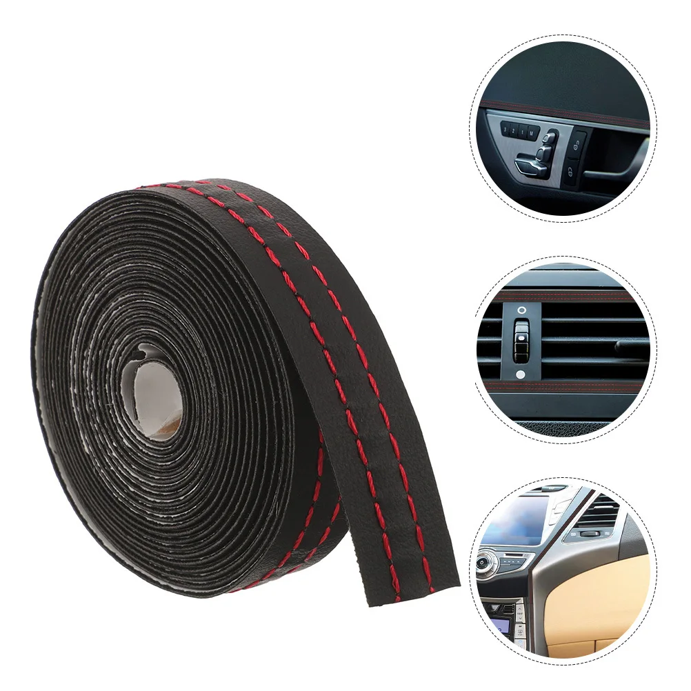 

1 Roll 4-Meter Car Door Gaps Trim Pu Flexible Auto Body Molding Interior Vehicle Decoration Easy Install Car Interior
