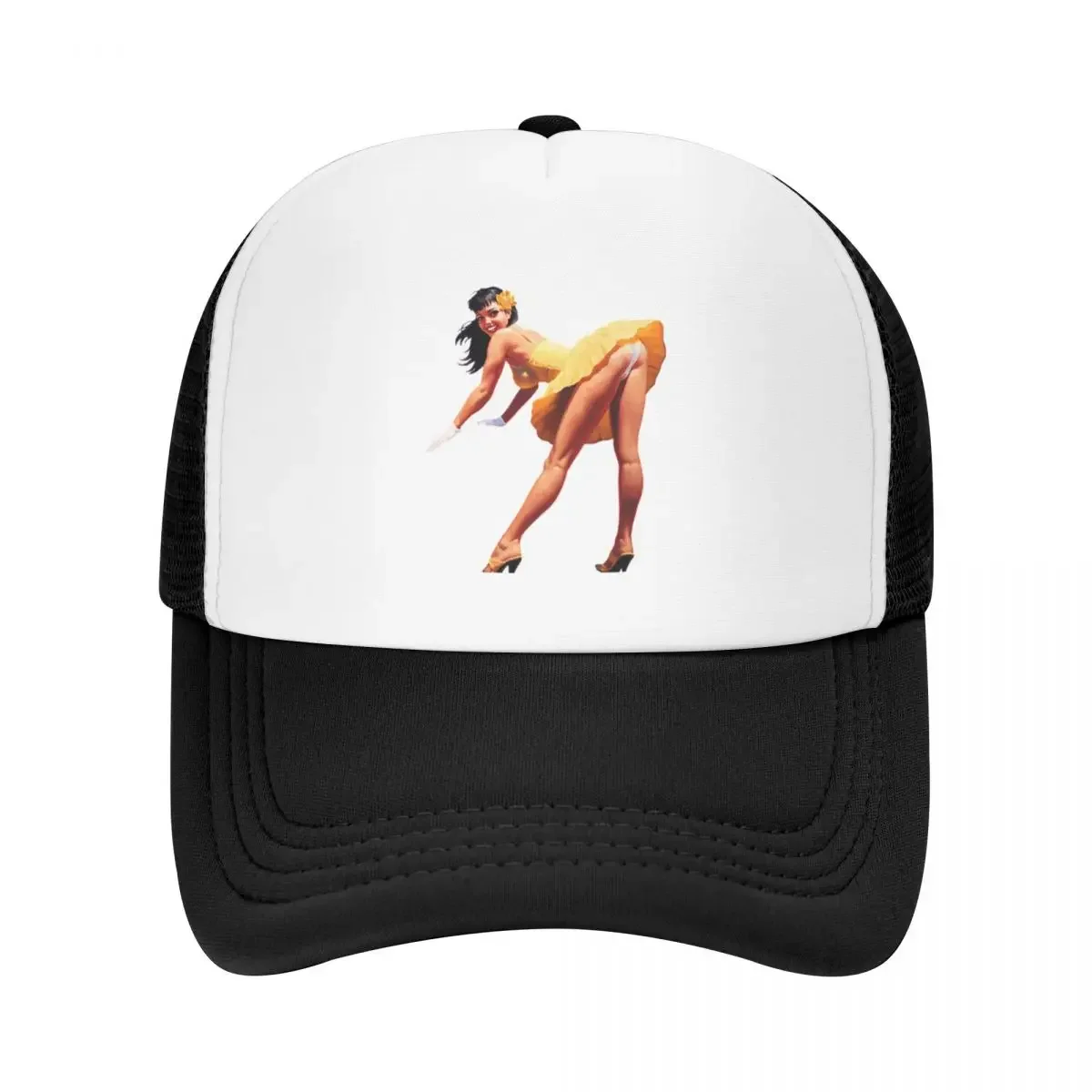 Sexy Pin Up Girl Retro Vintage Baseball Cap Anime Hat Sports Cap Golf Wear Men Women's