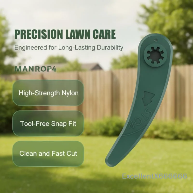 Grass Trimmer Plastic Blades 20PCS Anti-break Replacement Parts Compatible with ART 23-18Li ART 26-18Li Lawn Mowing