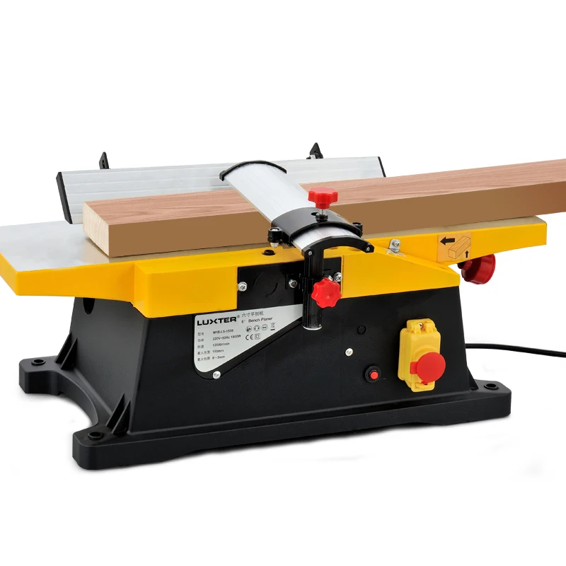 LUXTER 1800w Electric Wood Thicknesser Planer Multifunctional For Woodworking Electric Planer Machine