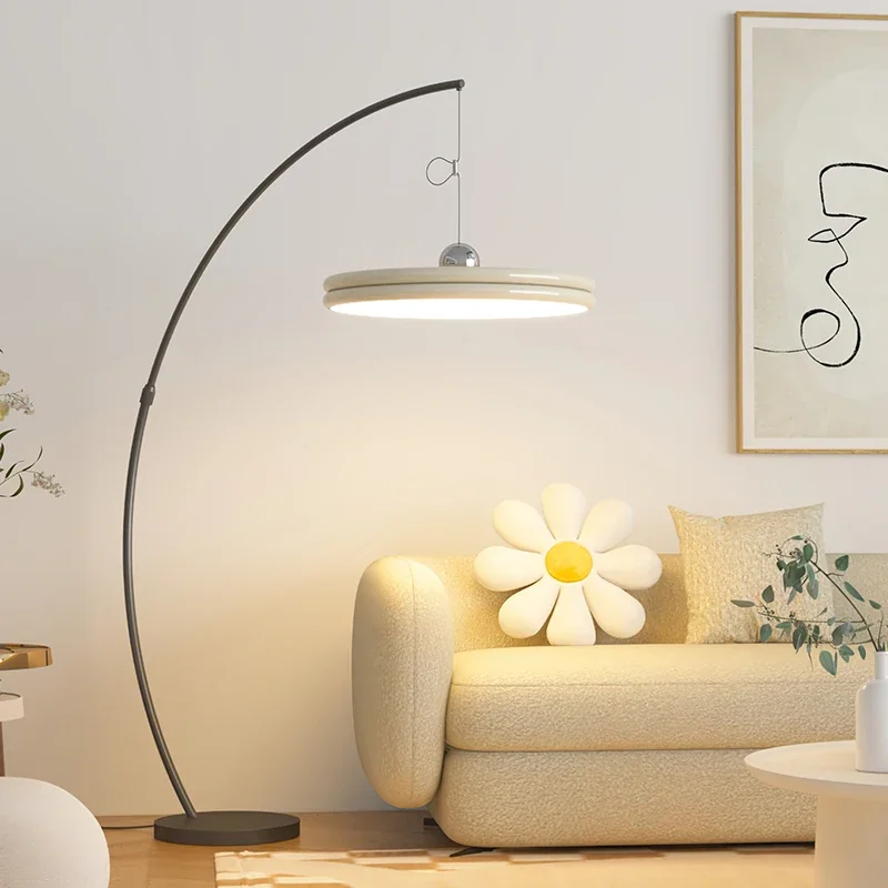 

Nordic LED Floor Lamps Modern Minimalism Light Luxury Living Room Fishing Lamp Bedroom Vertical Table Indoor Lighting Fixtures