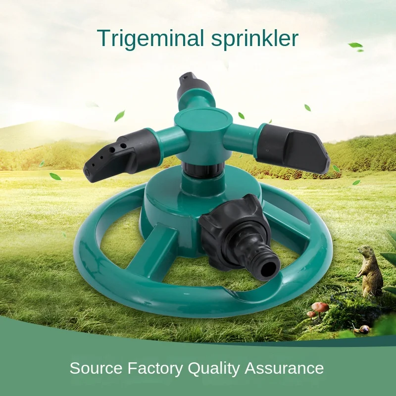 Sprinkler Nozzle 360 Degree Automatic Rotating Water Spray Garden Lawn Automatic Sprinkler Garden Watering Irrigation Supplies