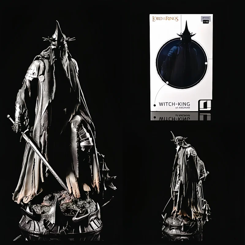 New 26cm Lord Of Rings Figure Witch-King Of Angmar Figurine Nazgul Ringwraith Statue Pvc Gk Model Desktop Ornament Kids Toy Gift