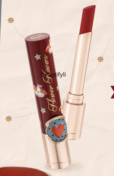 

Flower Knowledge Circus Thin Tube Lipstick Mirror Moisturizing Matte Plain Daily