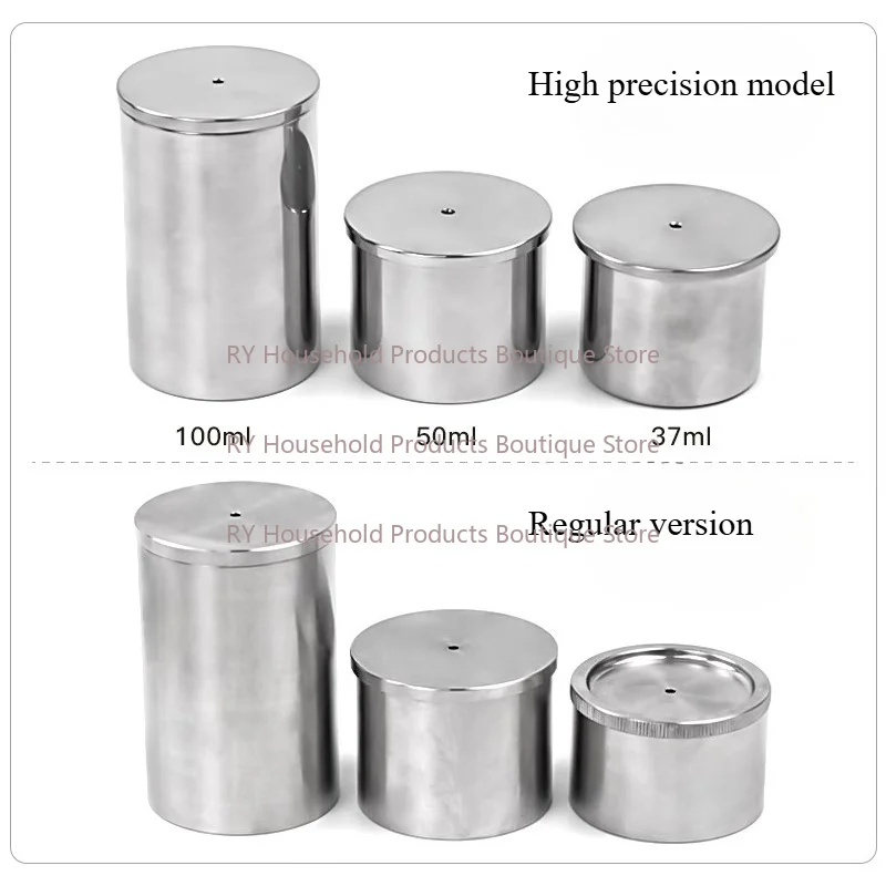 For QBB Density Specific Gravity Cup Coating Density Cup Liquid Densimeter Pycnometer 37/50/100ML High precision