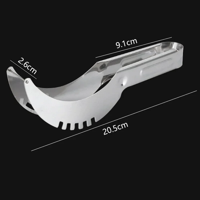 Coltello per affettare artefatto di anguria coltello in acciaio inossidabile strumenti per frutta e verdura Clip per anguria accessori da cucina