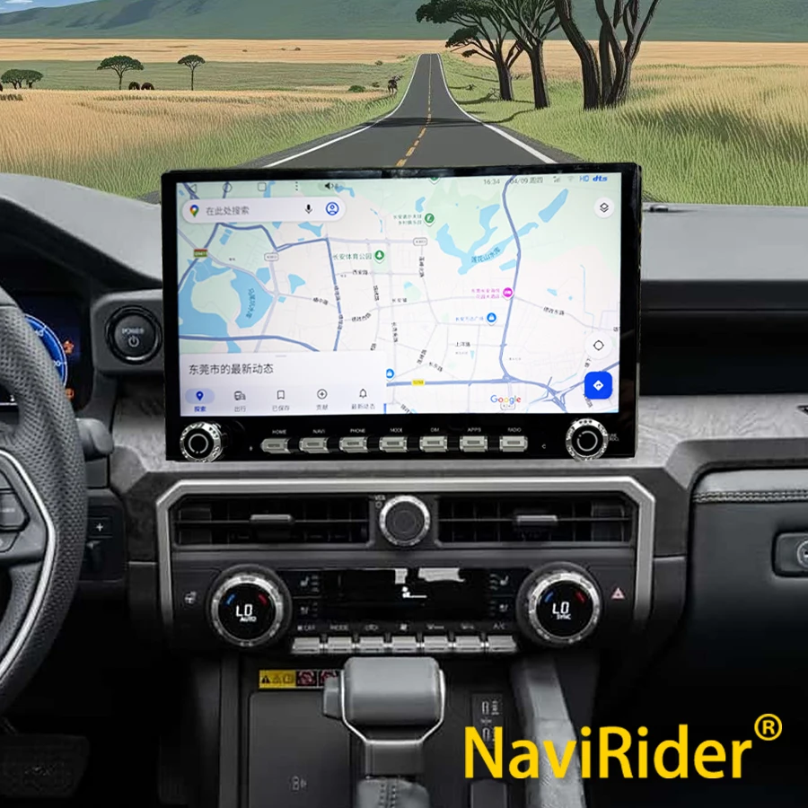 For Toyota Tacoma 4runner 2024 2025 2026 Carplay 14.6inch Android Car Radio Touch Screen Video Player GPS Navigation Head Unit