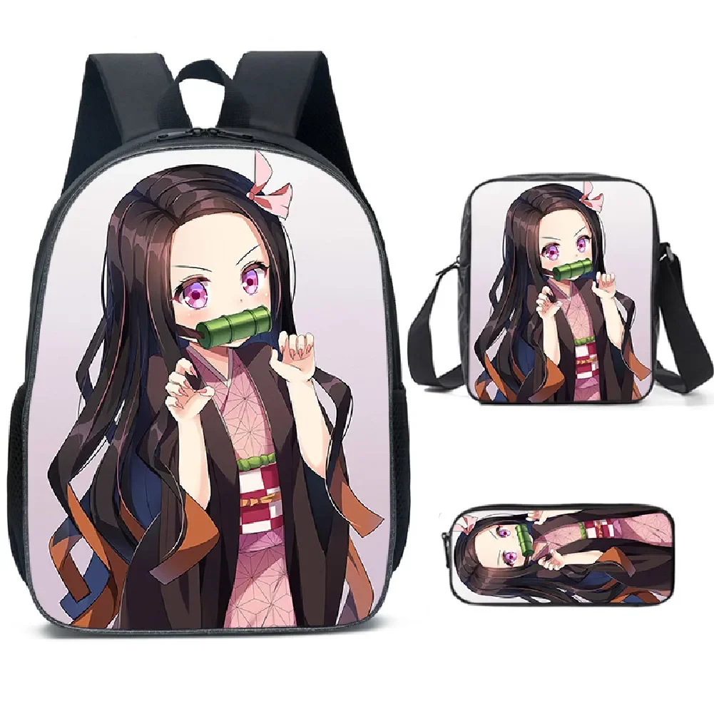 Ghost Slayer Kimetsu No Yaiba Nezuko tornister plecak studencki Drop Shipping tornister Mochila