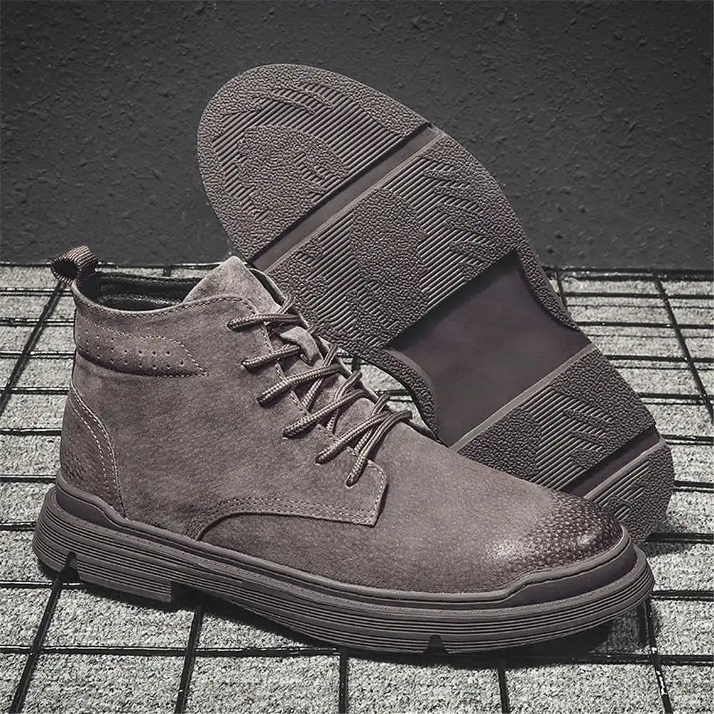 

С завязками Hi Tops Оранжевые кроссовки Тканая обувь 48, размеры для мужчин Тенденции Кроссовки Спортивная теннисная обувь Flatas Sneacker Badkets