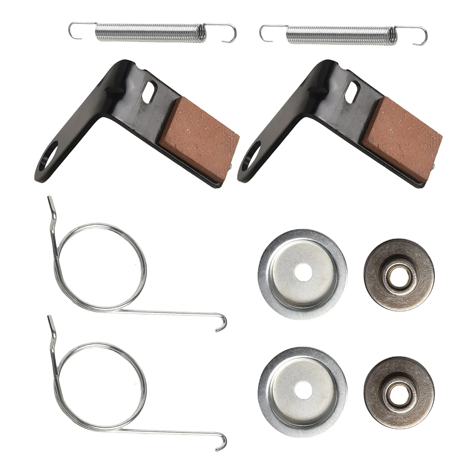 

Essential For GY21943B Brake Pad Kit Designed for Various Mowers with Key Components Like Springs and Bushings