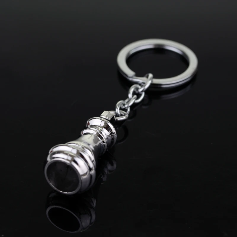 No Chess No Life Game Keychain Creative Jewelry Bag Pendant Key Chain Key Holder Car Accessories