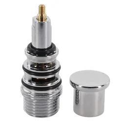 Faucet Water Distributor Shower Switch Valve Brass Lever Valve Core Copper Chrome Plating Corrosion-resistant Easy Installation